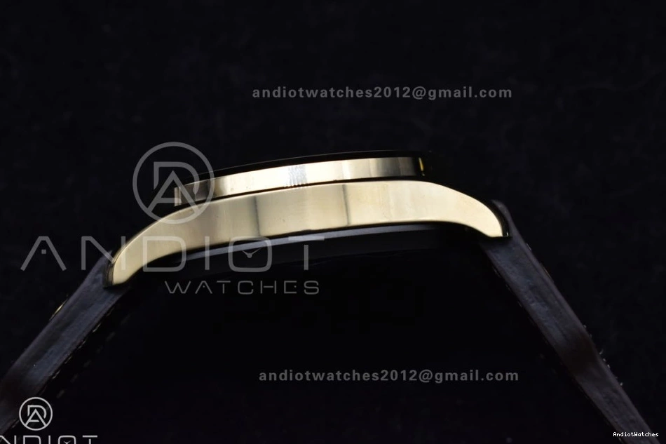 Brown on ZF Leather A Bronze Strap IW501005 Minimalist Real 519 1:1 Edition Dial Pilot Black Big Best 1121